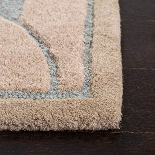 Multi 4' x 6' Safavieh Blossom Collection BLM784C Handmade Floral Premium Wool Area Rug Beige Multi 4' x 6' Safavieh Blossom Collection BLM784C Handmade Floral Premium Wool Area Rug Beige
